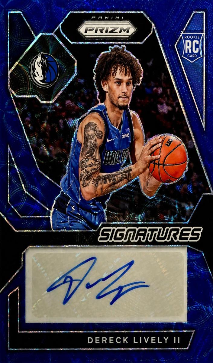 2023 Panini Prizm Basketball Choice Blue Dereck Lively II #RSI-DLI