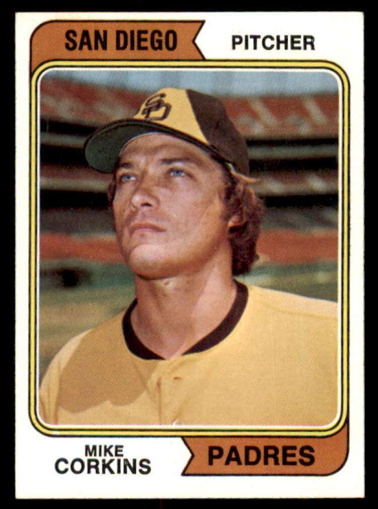 1974 Topps Baseball Mike Corkins #546