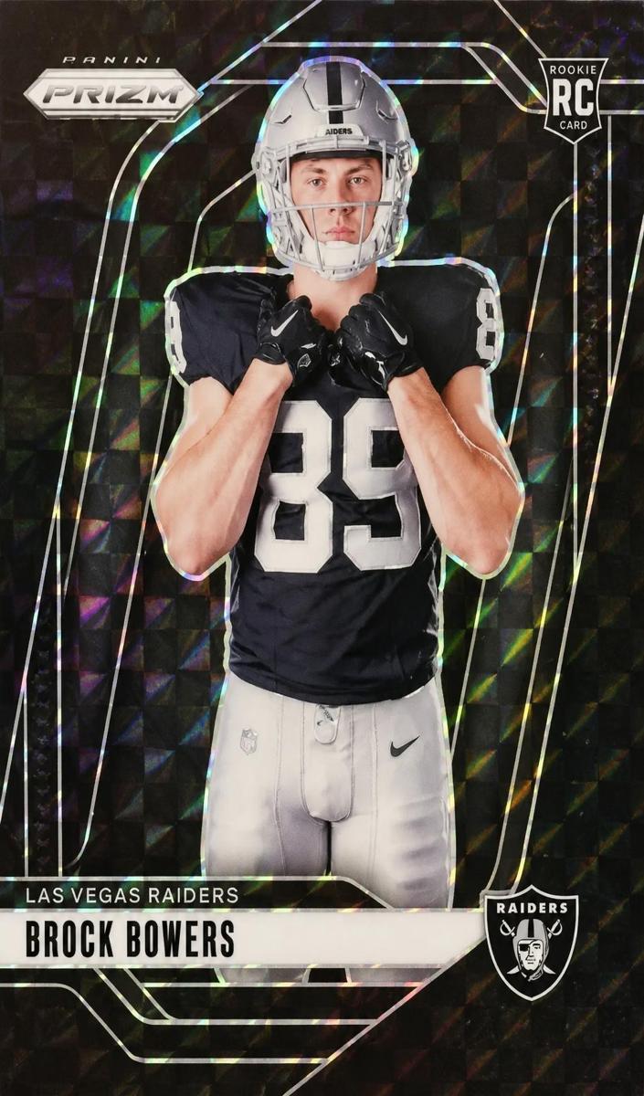 2024 Panini Prizm Football Black Finite Brock Bowers #9