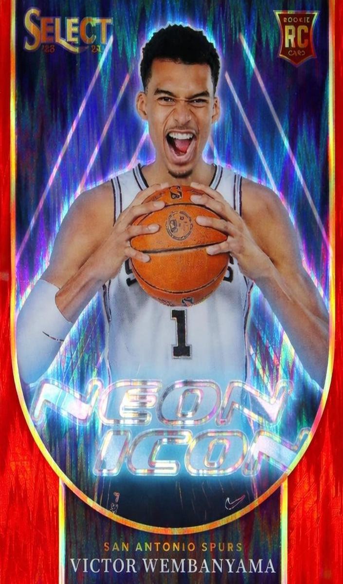 2023 Panini Select Basketball Red Flash Victor Wembanyama #13 PSA 9