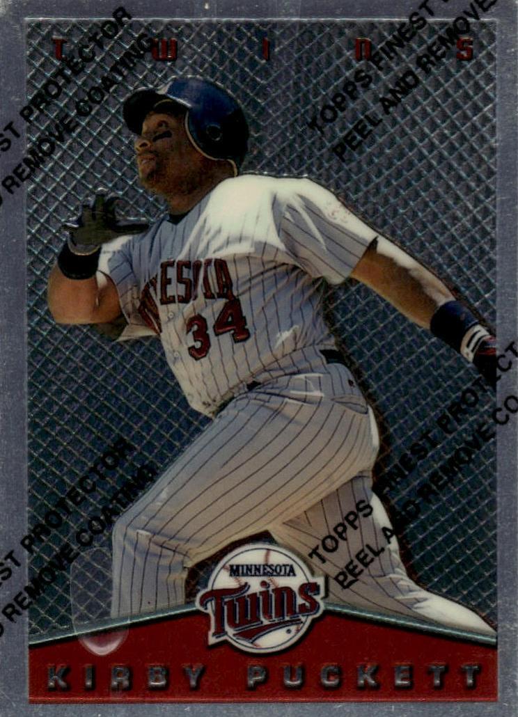 1995 Topps Baseball Kirby Puckett #13 PSA 8