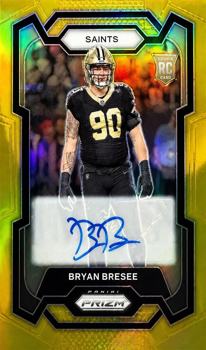 2023 Panini Prizm Football Gold Bryan Bresee #372
