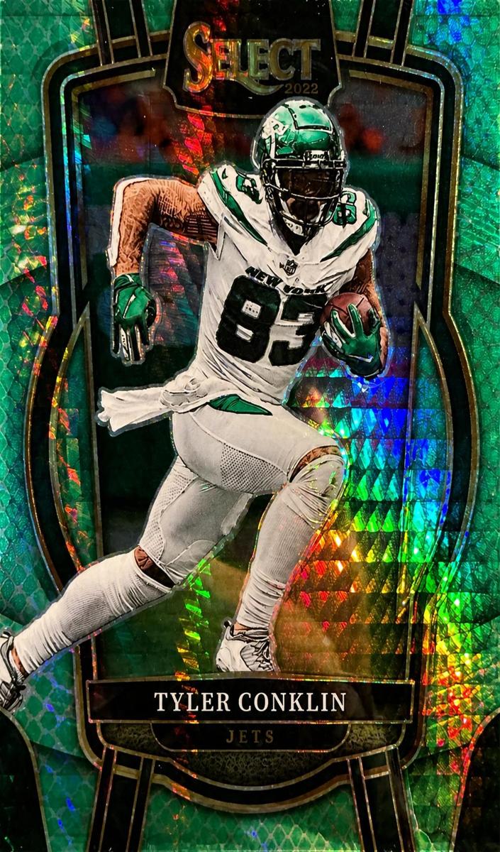 2022 Panini Select Football Dragon Scale Prizm Tyler Conklin #223