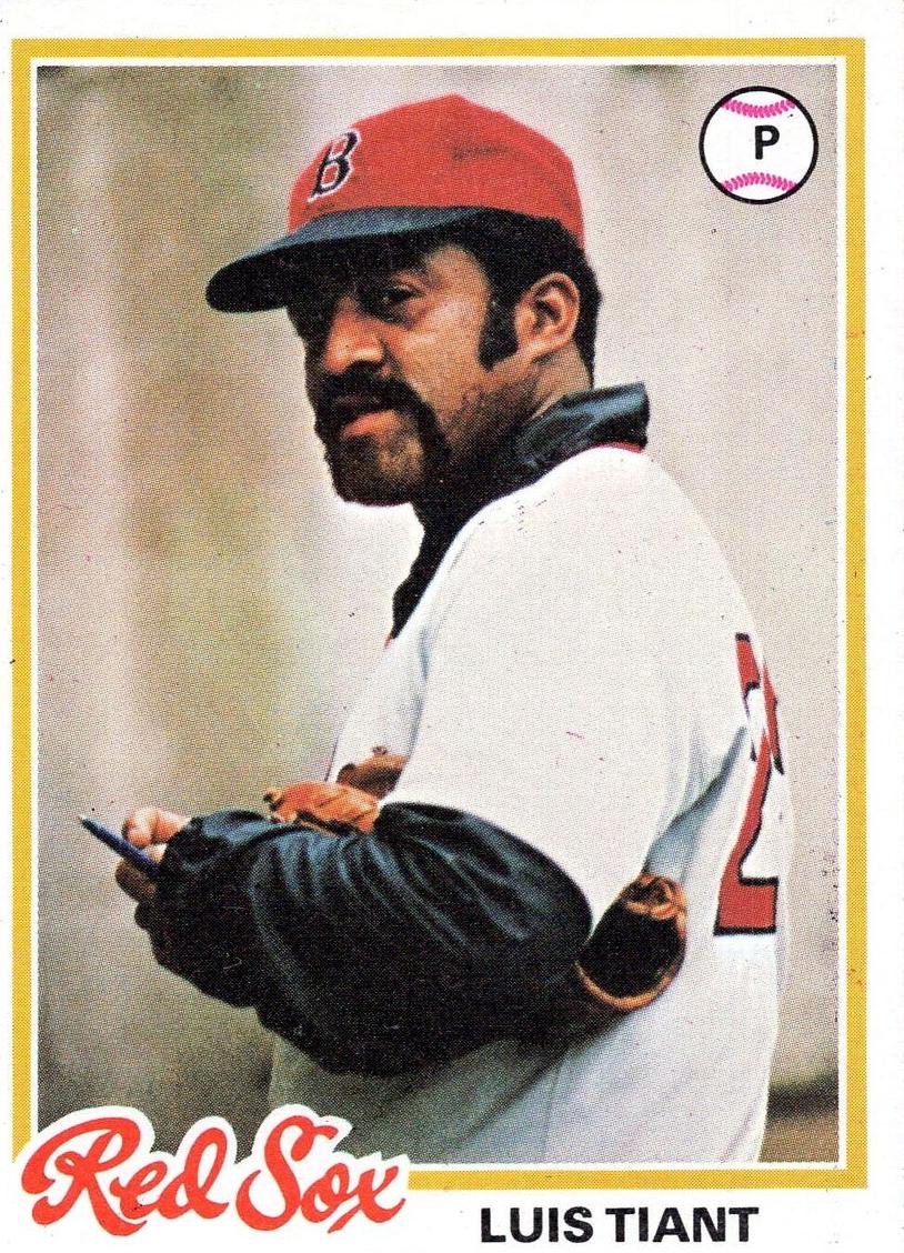 1978 Topps Baseball Luis Tiant #345