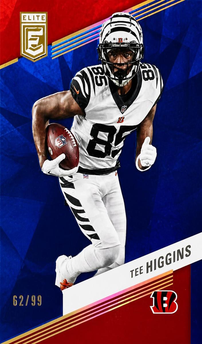 2023 Donruss Elite Football Blue Tee Higgins #92