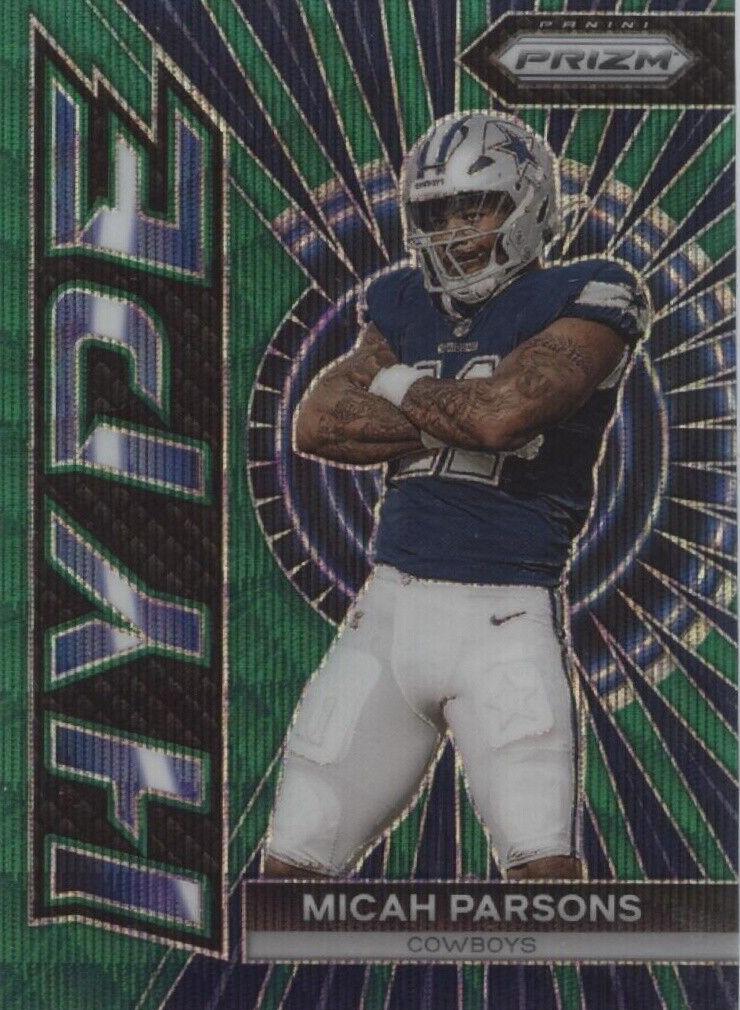 2023 Panini Prizm Football Green Wave Micah Parsons #H-15