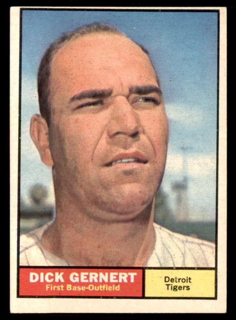 1961 Topps Baseball Dick Gernert #284 PSA 6