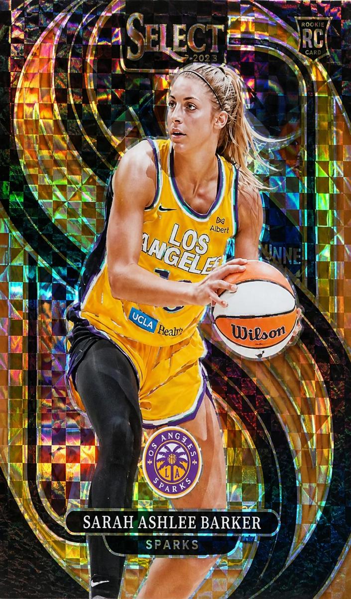 2025 Panini Select WNBA Basketball Bronze Checker Sarah Ashlee Barker #126