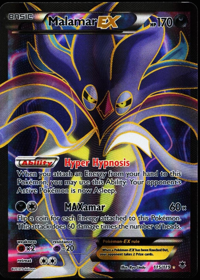 2014 Pokemon XY Phantom Forces Malamar #115 CGC 10