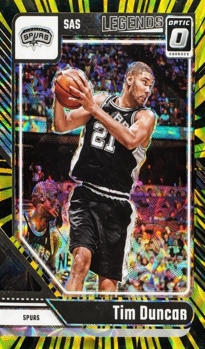 2024 Donruss Optic Basketball Electricity International Tim Duncan #248