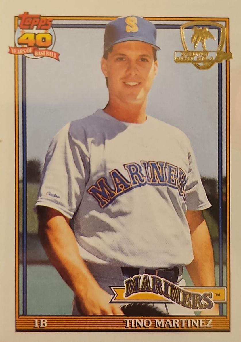 1991 Topps Baseball Tino Martinez #482