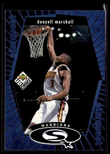 1998 Upper Deck Choice Basketball Green Donyell Marshall #SQ9