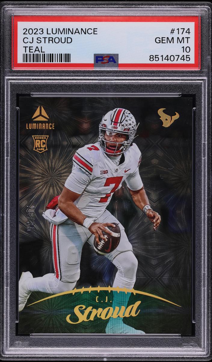 2023 Panini Luminance Football Teal C.J. Stroud #174