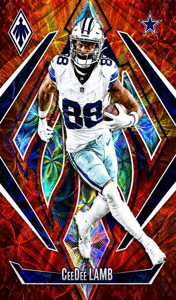 2024 Panini Phoenix Football FireBurst CeeDee Lamb #21