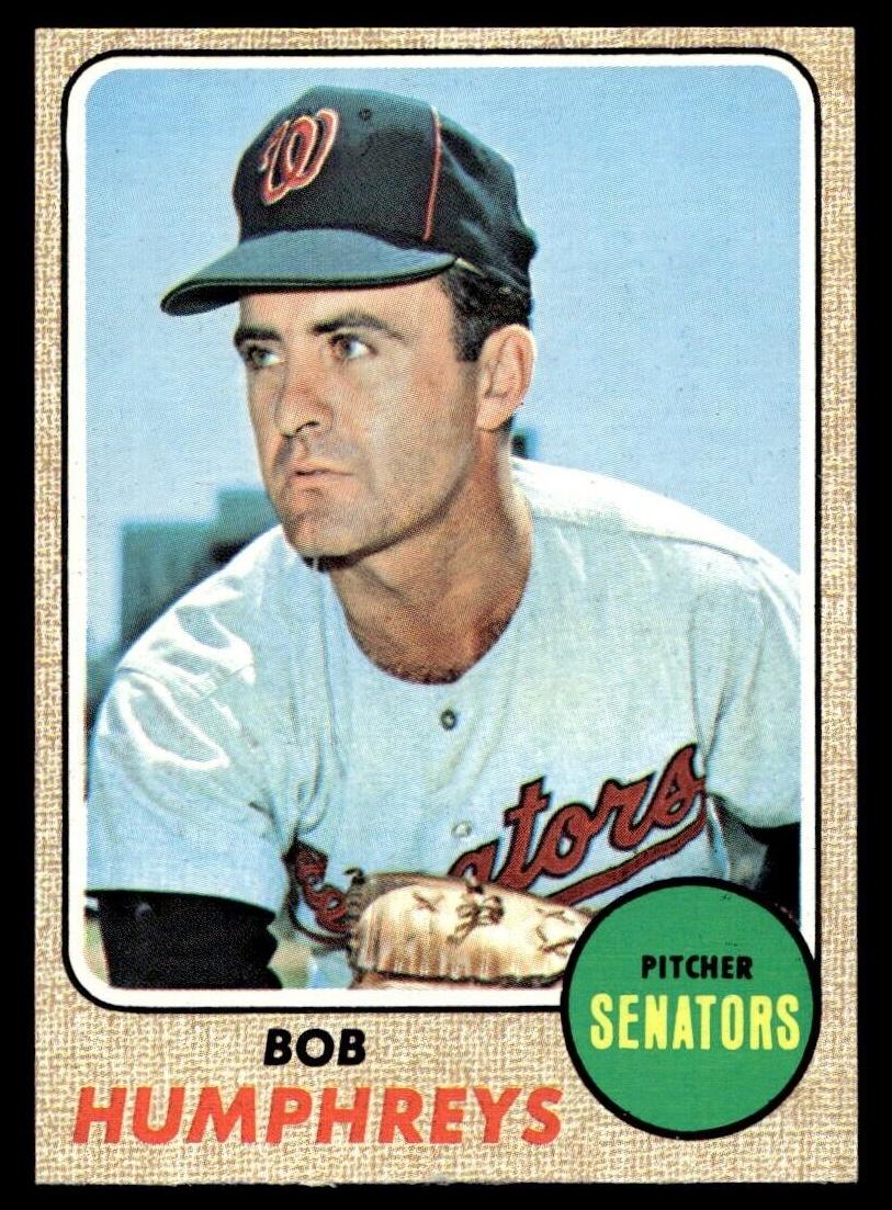 1968 Topps Baseball Bob Humphreys #268 PSA 7