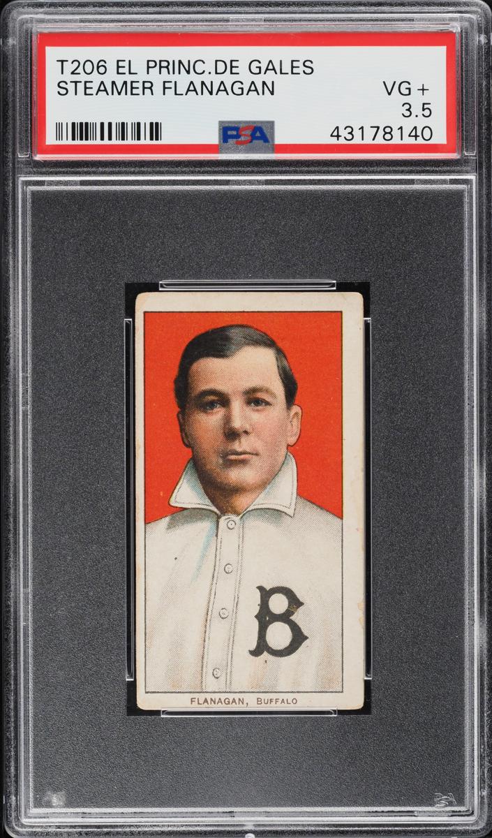 1909-11 T206 Baseball Steamer Flanagan #NNO PSA 3.5