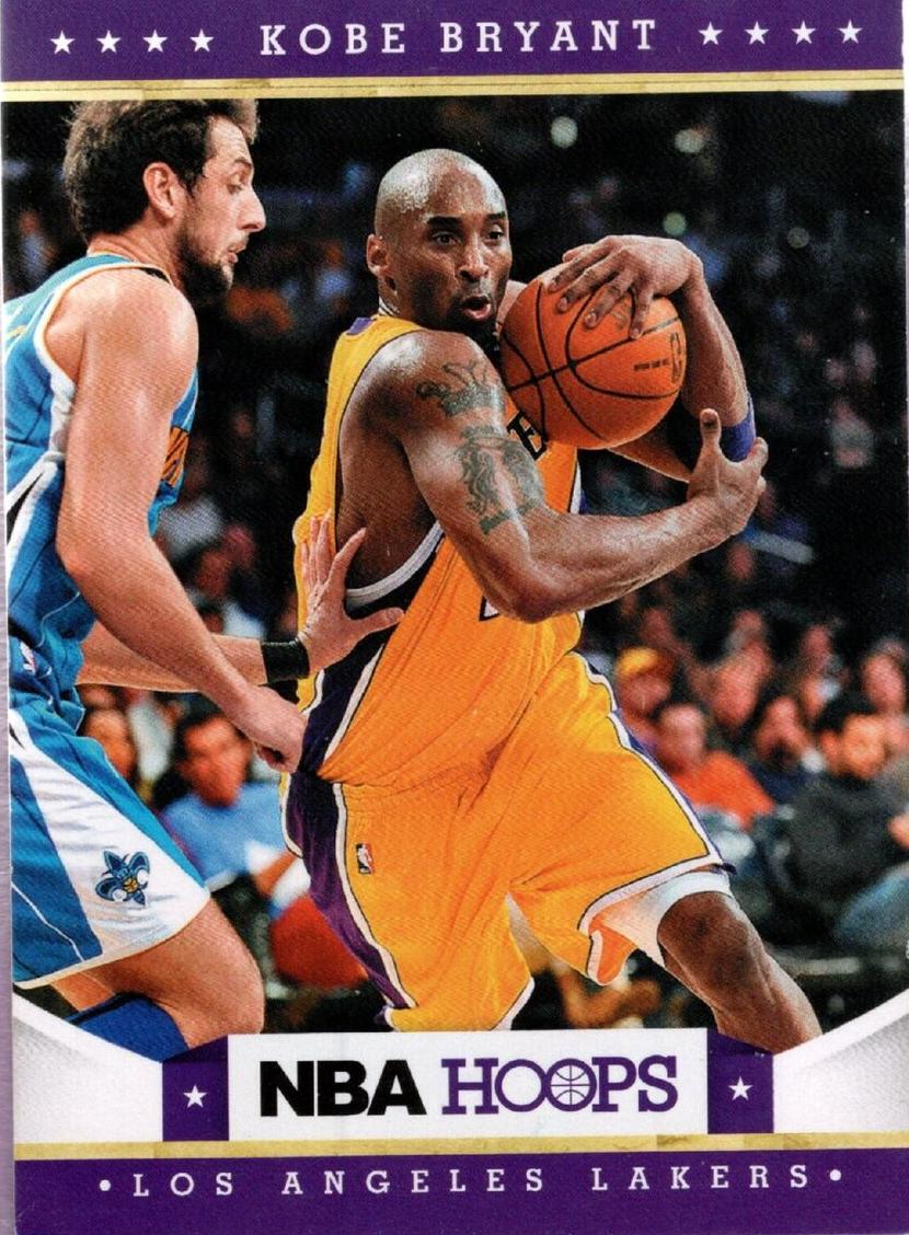 2012 Panini Hoops Basketball Kobe Bryant #198 PSA 8.5