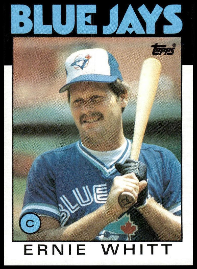 1986 Topps Baseball Ernie Whitt #673