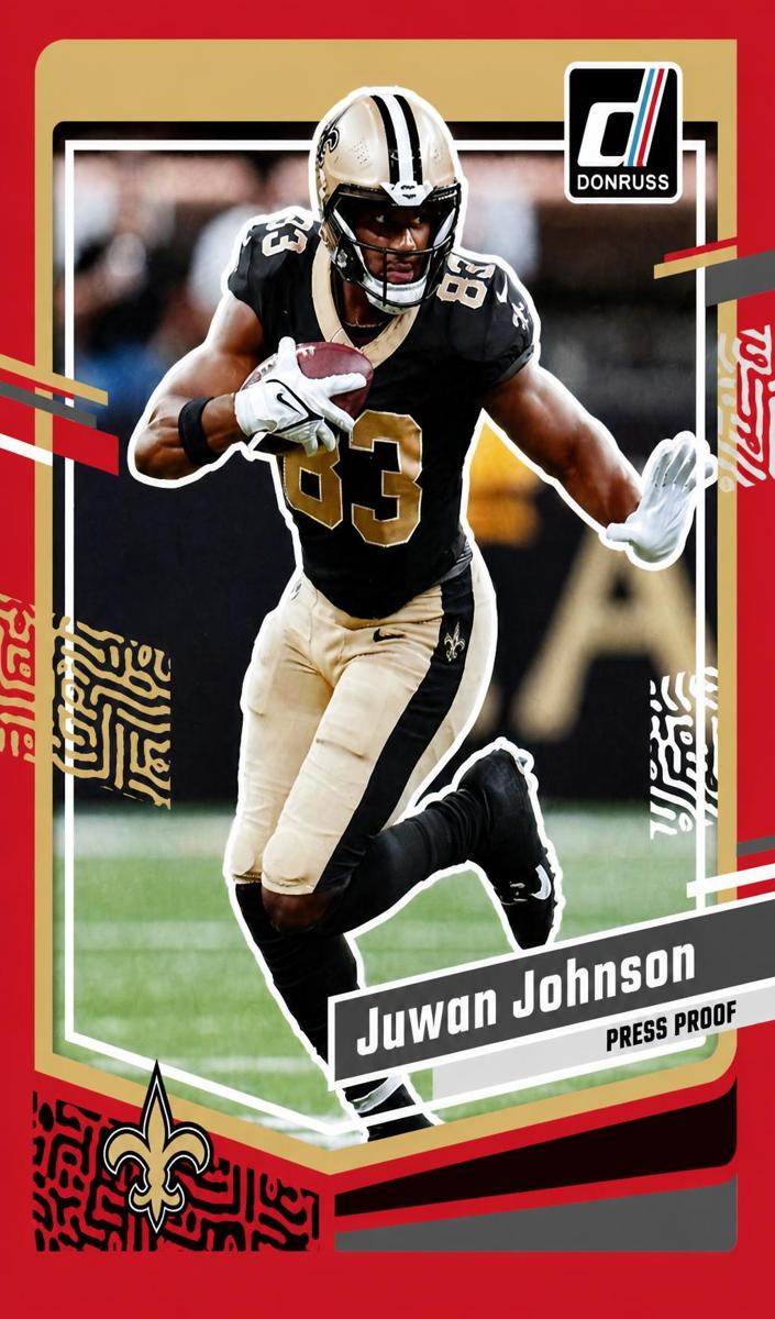 2023 Panini Donruss Football Press Proof Red Juwan Johnson #215