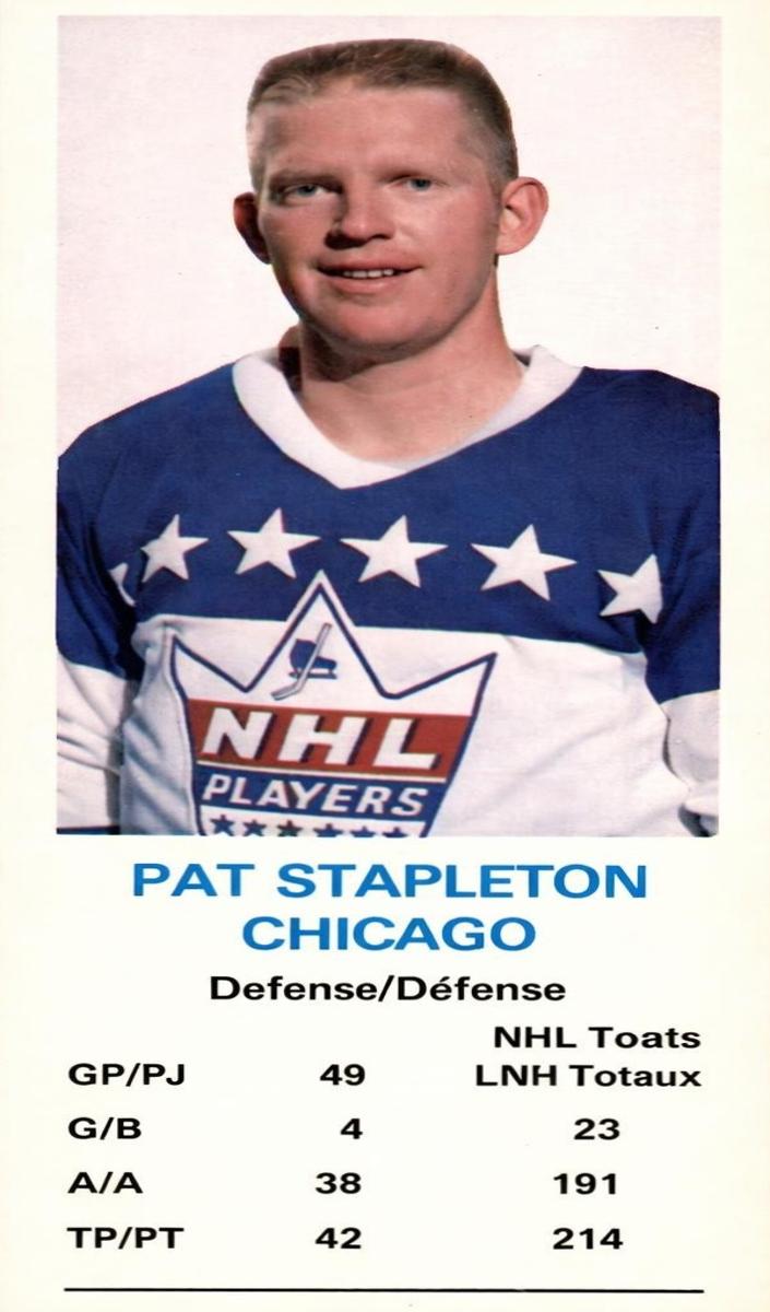 1970 Dad's Cookies Hockey Pat Stapleton #NNO PSA 9