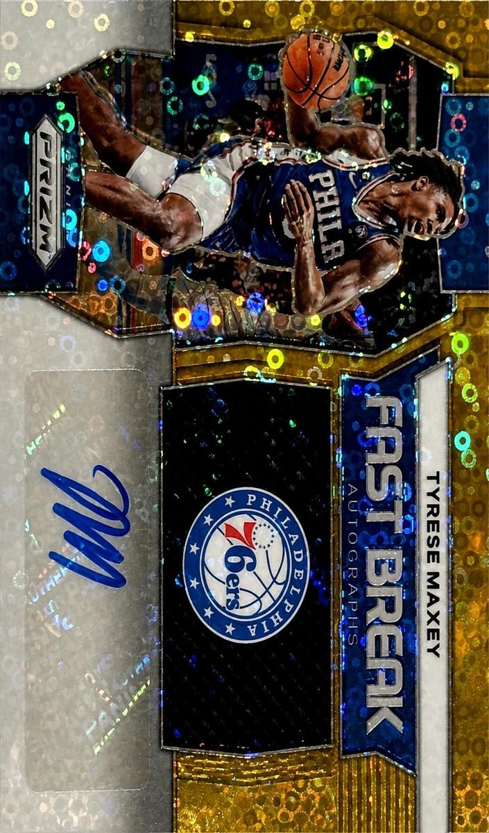2023 Panini Prizm Basketball Gold Tyrese Maxey #FB-MAX PSA 10