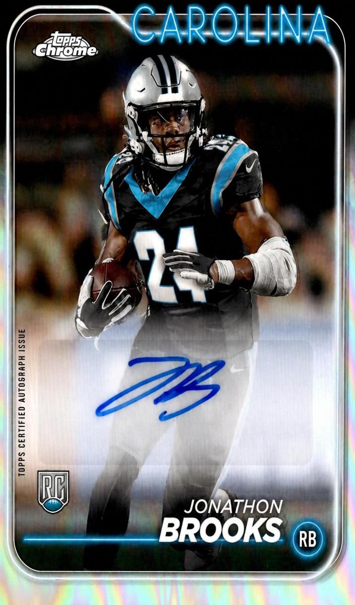 2024 Topps Chrome Football Jonathon Brooks #RA-JBR