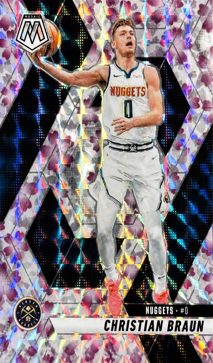 2024 Panini Mosaic Basketball Choice Cherry Blossom Christian Braun #141