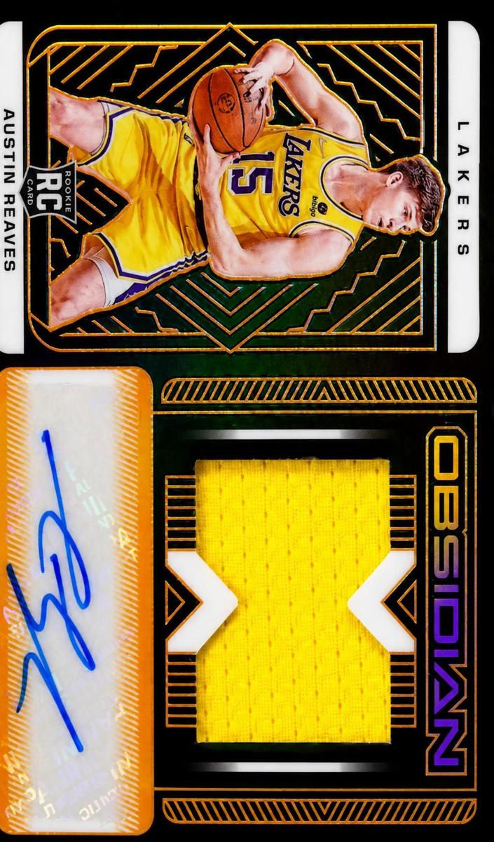 2021 Panini Obsidian Basketball Austin Reaves #202 PSA 8.5