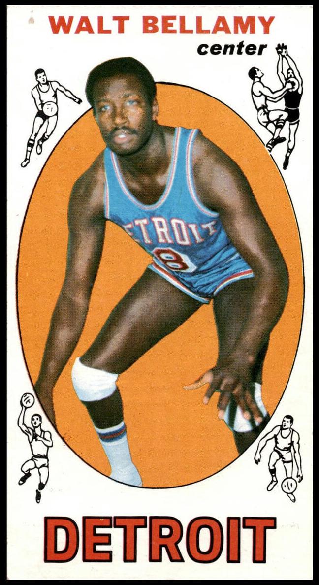 1969 Topps Basketball Walt Bellamy #95