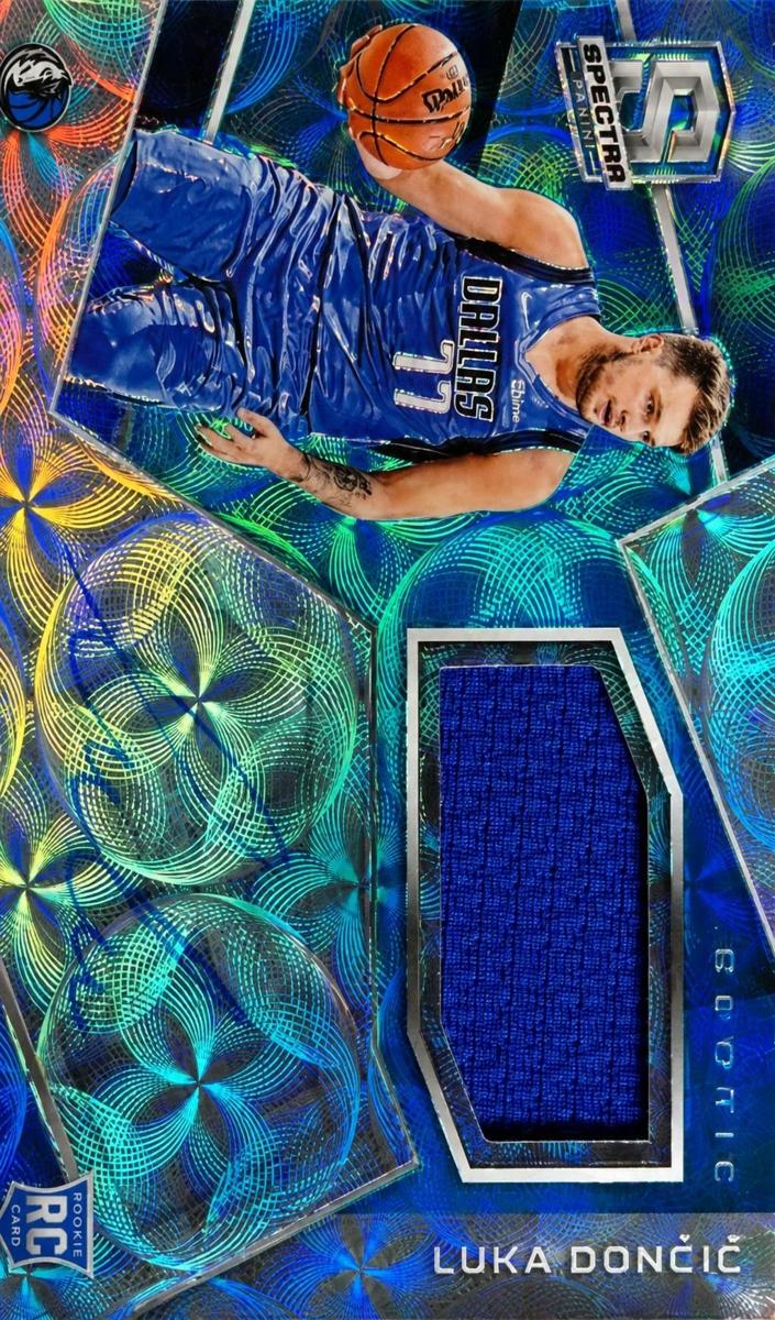 2018 Panini Spectra Basketball Neon Blue Luka Doncic #108
