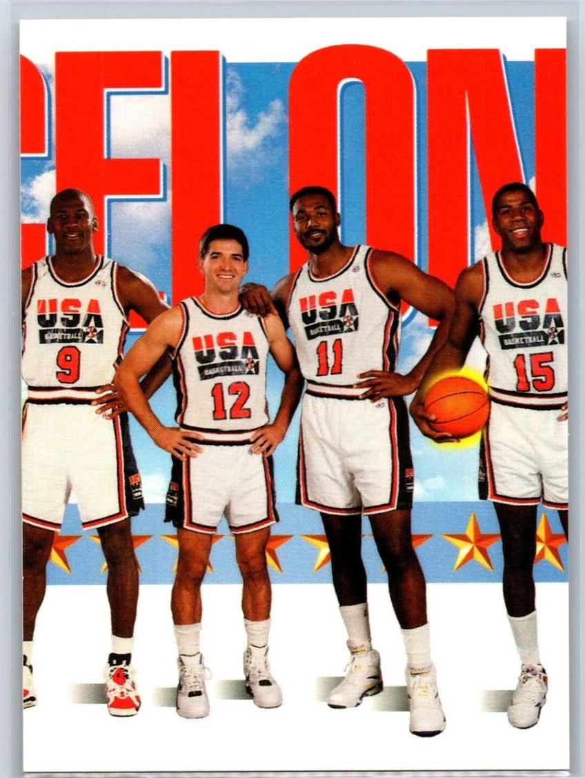 1991 Skybox Basketball Team USA 2 #545 PSA 9