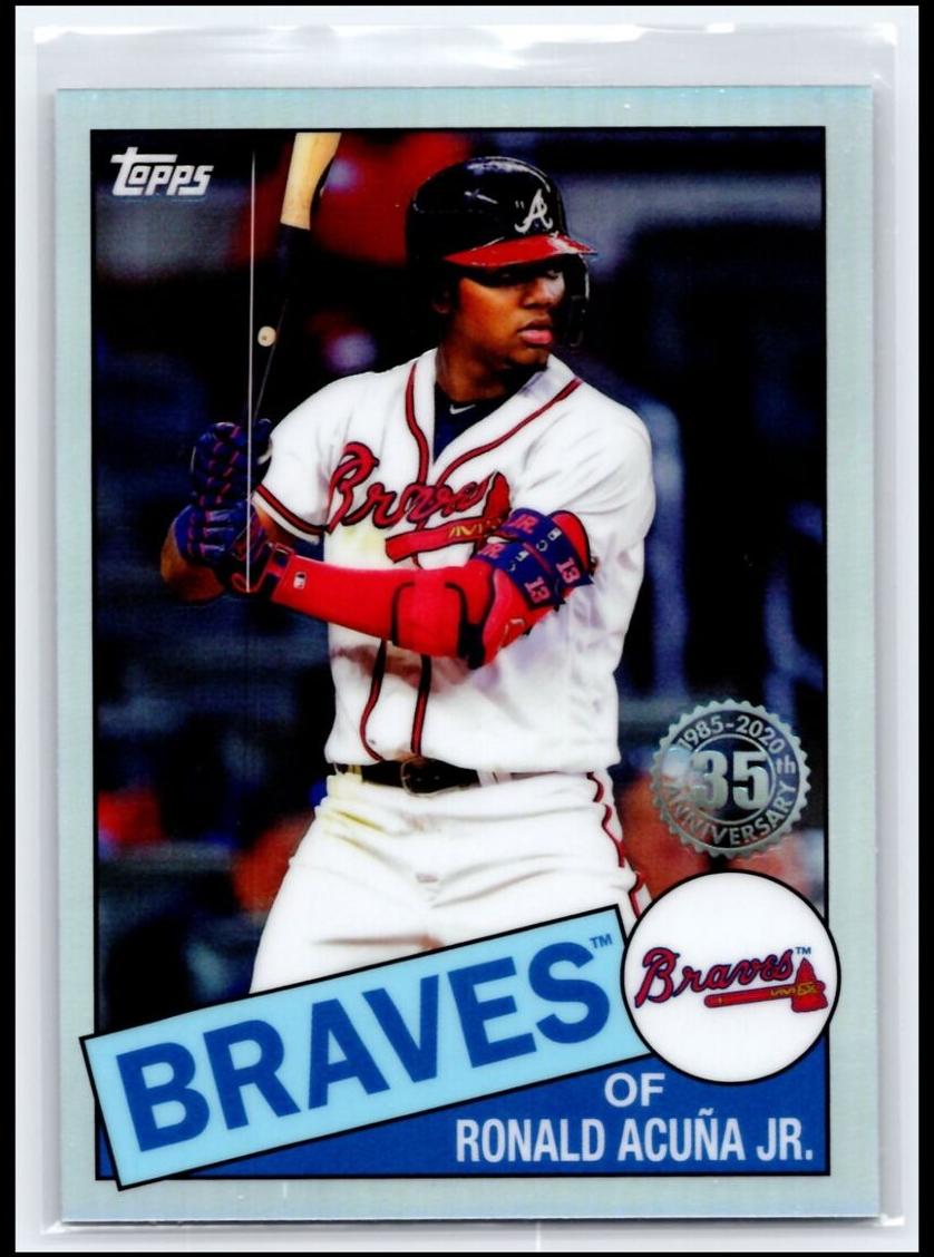2020 Topps Chrome Baseball Ronald Acuna Jr. #85TC-25 PSA 9