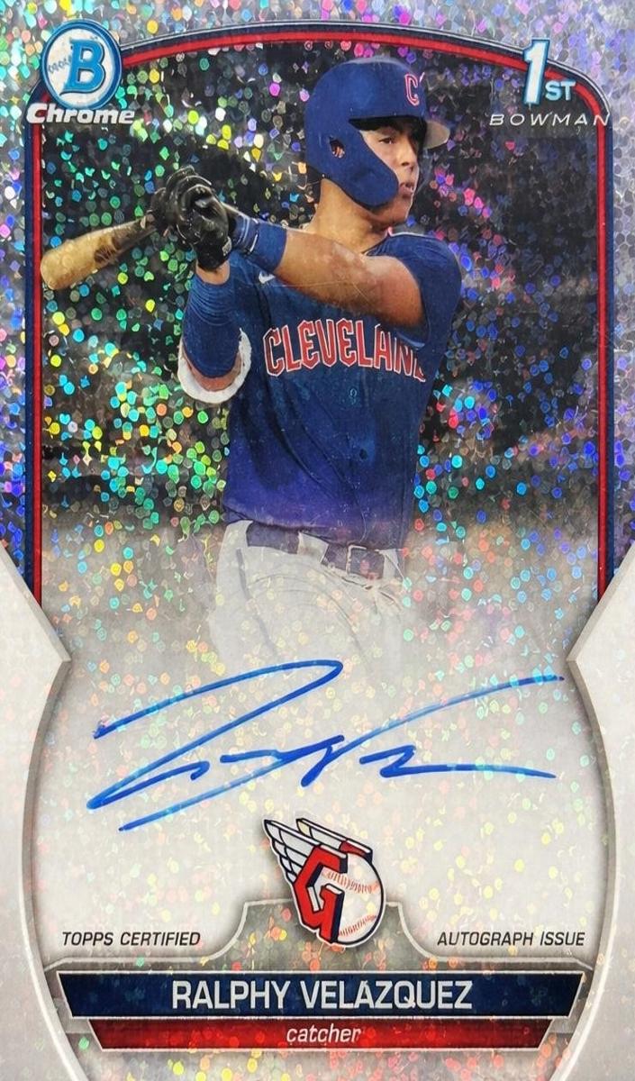 2023 Bowman Draft Chrome Baseball Sparkle Ralphy Velazquez #CDA-RV