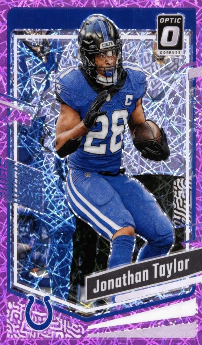 2023 Donruss Optic Football Pink Velocity Jonathan Taylor #78