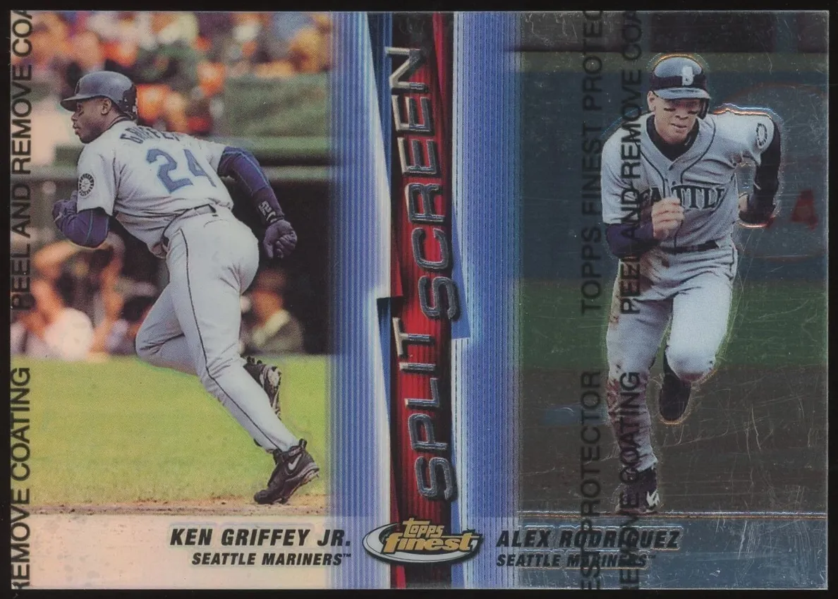 1999 Topps Finest Baseball Left Refractor Ken Griffey Jr. #SS2