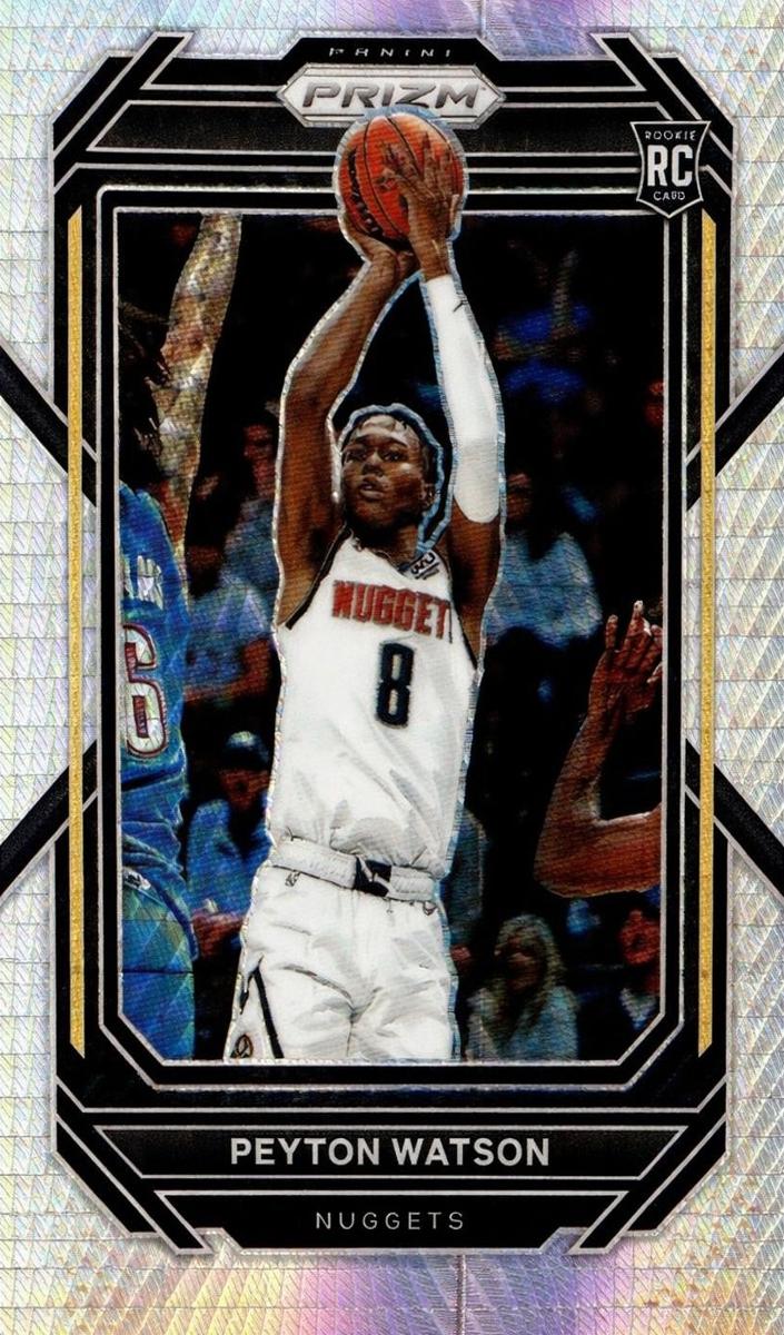 2022 Panini Prizm Basketball Hyper Peyton Watson #259 PSA 10