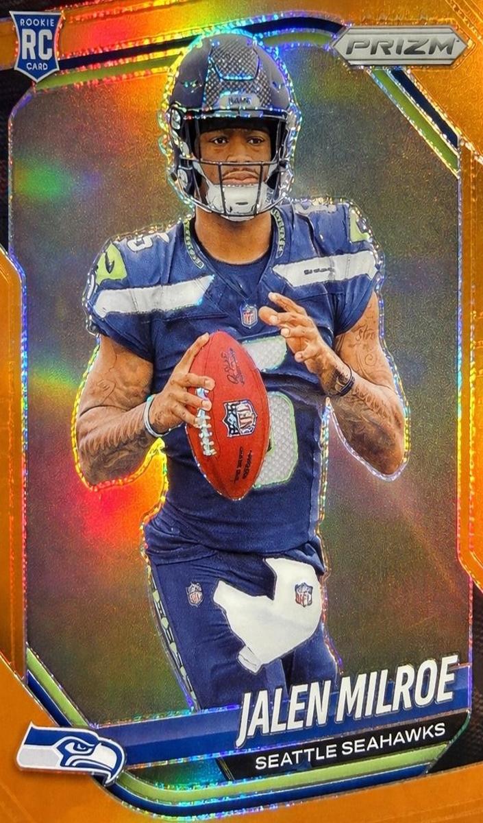 2025 Panini Prizm Football Orange Jalen Milroe #317
