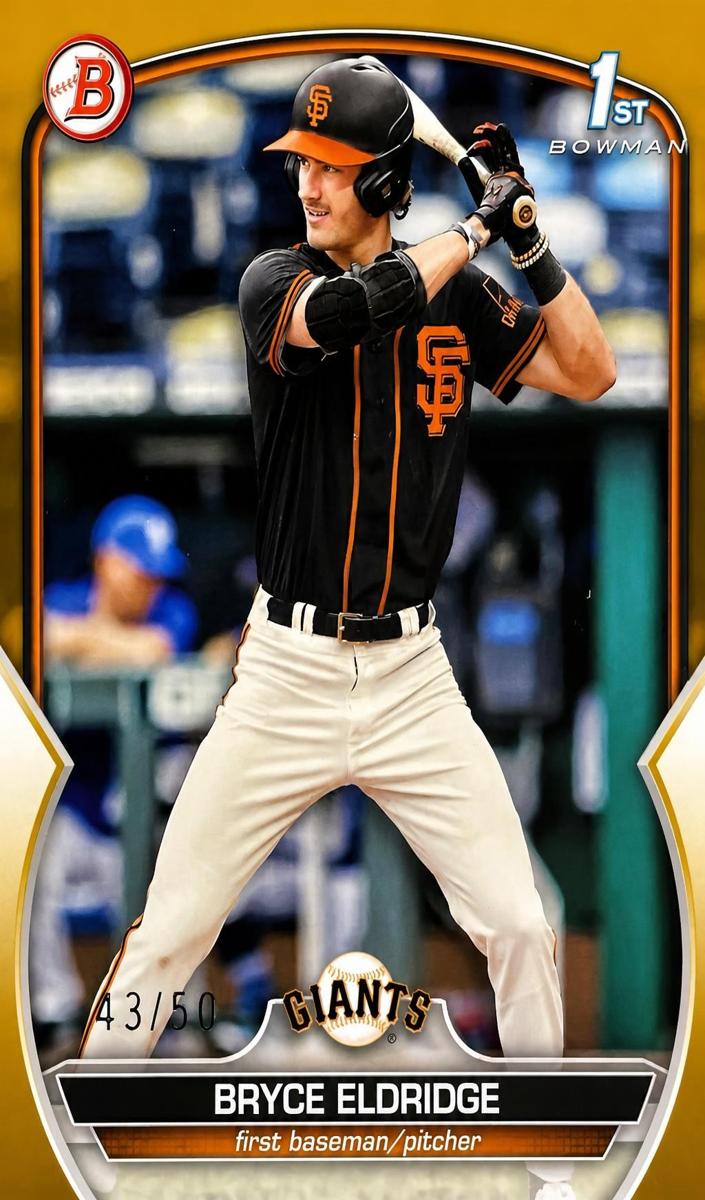 2023 Bowman Draft Baseball Gold Bryce Eldridge #BD-107