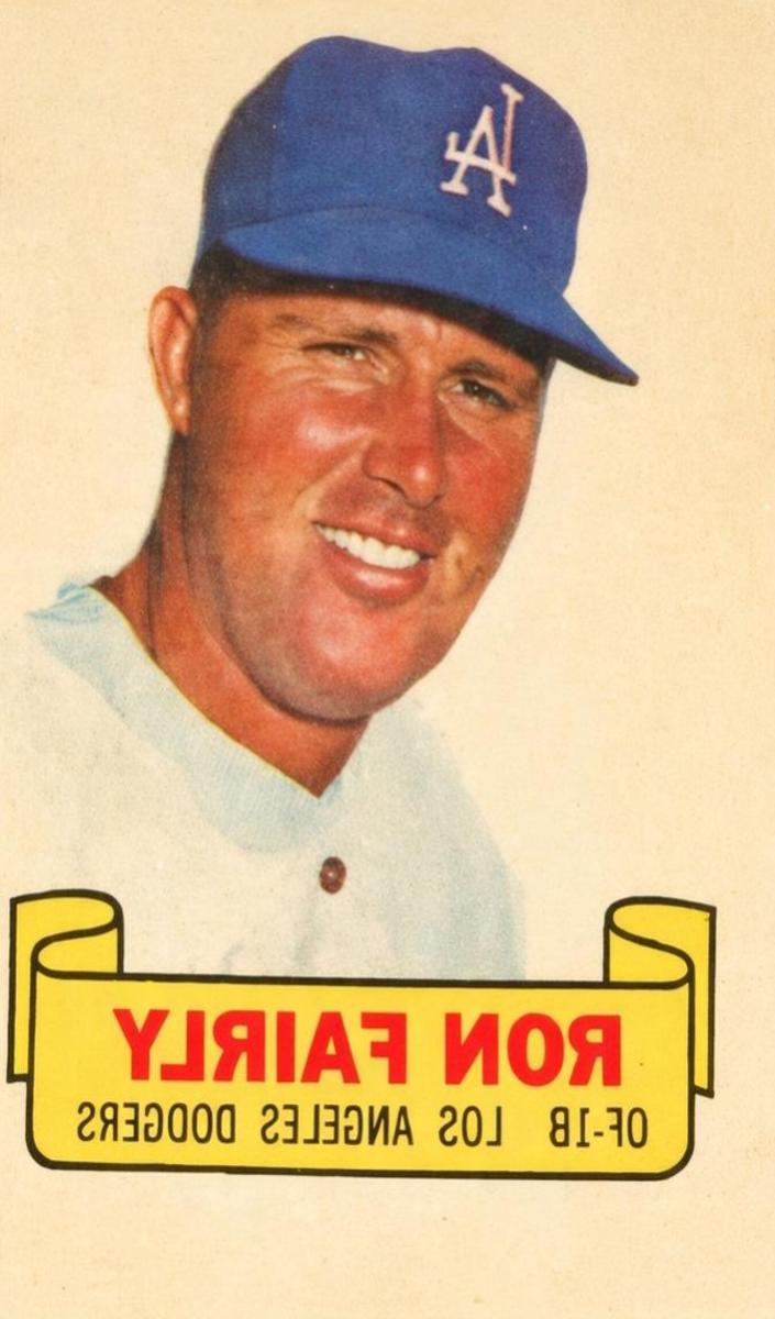 1966 Topps Rub-Offs Baseball Ron Fairly #NNO PSA 9