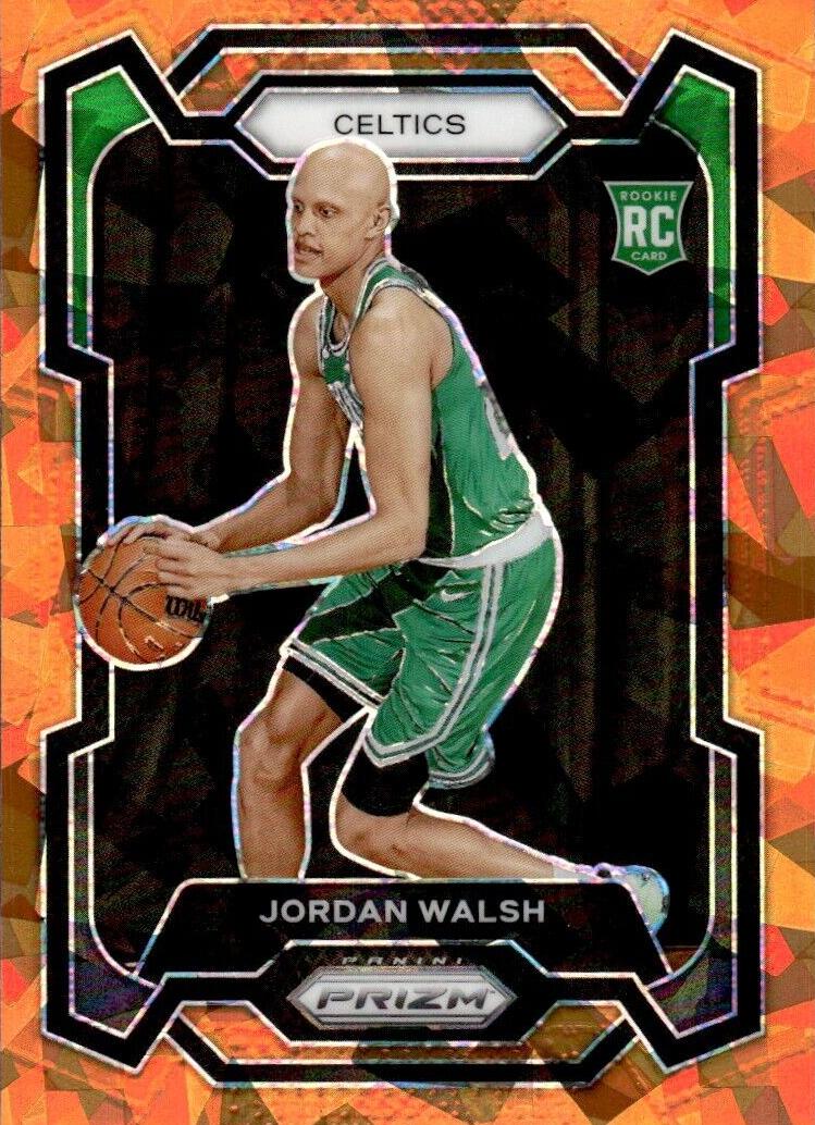 2023 Panini Prizm Basketball Orange Ice Jordan Walsh #158 PSA 9