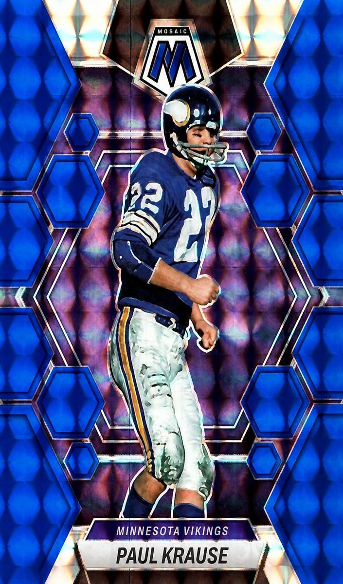 2023 Panini Mosaic Football Blue Paul Krause #154