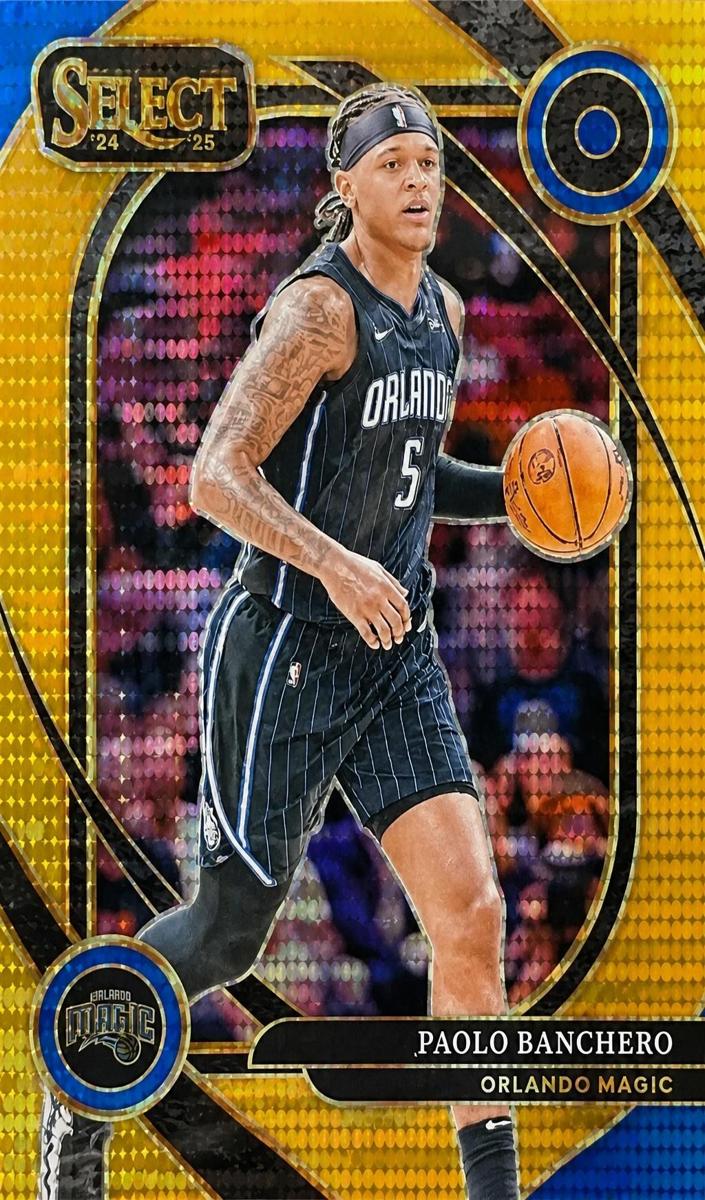 2024 Panini Select Basketball Neon Orange Pulsar FOTL Paolo Banchero #215