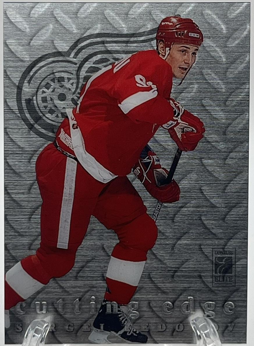 1995 Donruss Elite Hockey Sergei Fedorov #9 PSA 8.5
