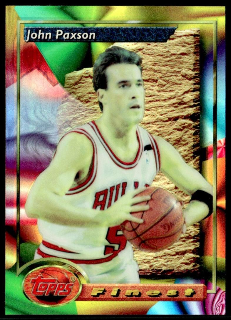 1993 Topps Finest Basketball Refractor John Paxson #38 PSA 10