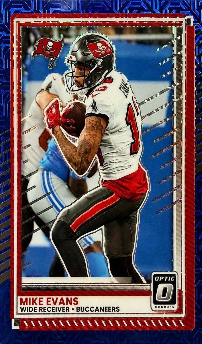2025 Donruss Optic Football Blue Mojo Mike Evans #11