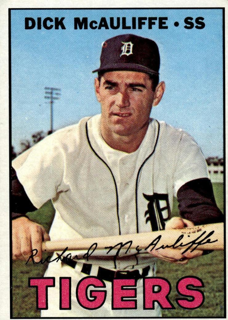 1967 Topps Baseball Dick McAuliffe #170