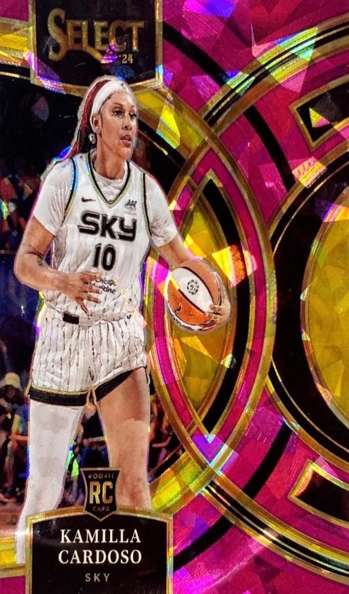 2024 Panini Select WNBA Basketball Pink Ice Kamilla Cardoso #195 PSA 10