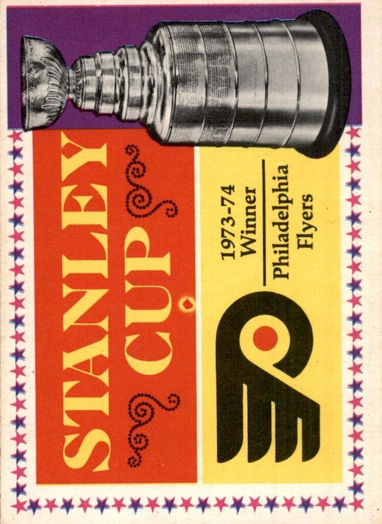 1974 O-Pee-Chee Hockey Stanley Cup #250 PSA 7