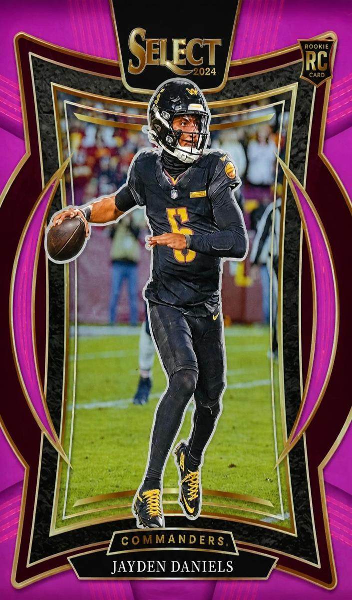 2024 Panini Select Football Pink Jayden Daniels #26