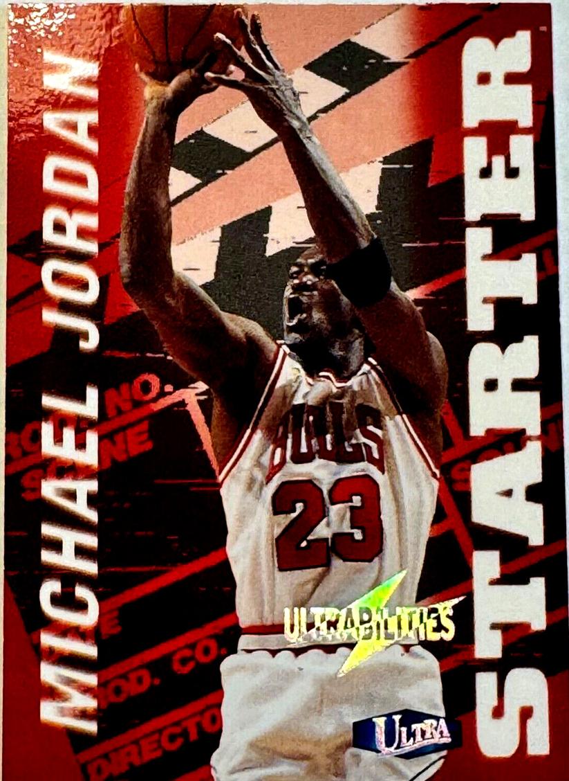 1997 Fleer Ultra Basketball Starter Michael Jordan #1